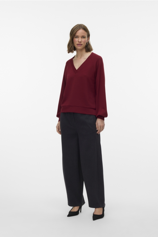 VMHALI LS V-NECK TOP JRS GA BOO 10331751 SYRAH